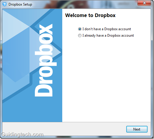dropbox account file backup